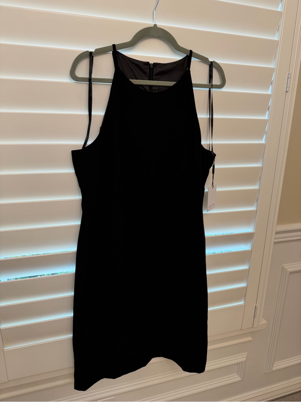 Calvin Klein Cocktail Dress - Racerback Style w/ Spaghetti Straps - Fully Lined